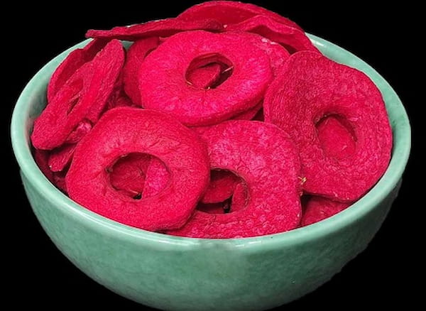 تصویر 2 از سیب خشک رنگی تازه و سالم برای کودکان و بزرگسالان